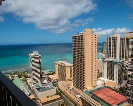 Just Remodeled Ocean View Waikiki Banyan Penthouse! Free Parking! Lägenhet Honolulu
